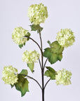 30" Faux Green Snowball Hydrangea Stem