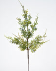 18" Faux Juniper Berry Greenery Stem