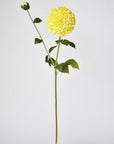 31" Faux Dahlia Stem Yellow Red