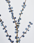 28" Faux Blue Berry Stem