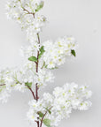 40" Faux Cherry Blossom Branch Stem Cream