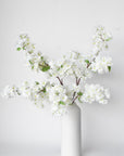 40" Faux Cherry Blossom Branch Stem Cream