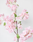 40" Faux Cherry Blossom Branch Stem Pink