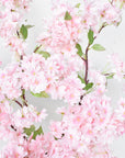 40" Faux Cherry Blossom Branch Stem Pink