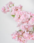 40" Faux Cherry Blossom Branch Stem Pink
