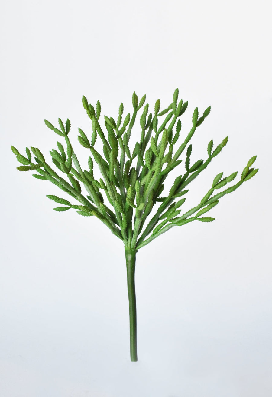 13" Faux Green Pencil Cactus Stem Succulent