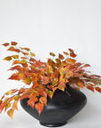 26" Faux Birch Leaf Stem Red / Orange / Yellow