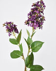 28.5" Faux Dark Purple English Lilac Stem