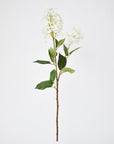 28.5" Faux White English Lilac Stem