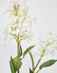 28.5" Faux White English Lilac Stem