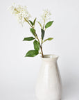 28.5" Faux White English Lilac Stem