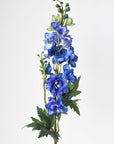 35" Faux Blue Violet Delphinium Stem