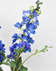 35" Faux Blue Violet Delphinium Stem