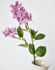 28.5" Faux Light Purple English Lilac Stem