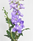 35" Faux Light Purple Delphinium Stem