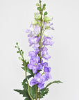 35" Faux Light Purple Delphinium Stem