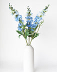 35" Faux Light Blue Delphinium Stem
