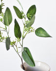 18" Faux Seeded Eucalyptus Stem