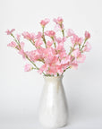 22" Faux Light Pink Sweet Pea Stem