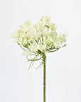 23" Faux White Queen Anne's Lace Stem