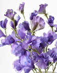 22" Faux Purple Sweet Pea Stem