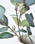30" Faux Seeded Eucalyptus Stem