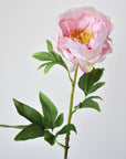22" Faux Pink Peony Stem