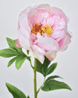 22" Faux Pink Peony Stem