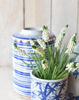 12.5" Faux White Muscari Bush Grape Hyacinth