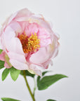 22" Faux Pink Peony Stem