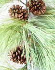 40" Faux Long Needle Pine Swag (w/o bow)