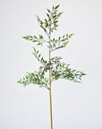 27" Faux Mini Bamboo Leaf Stem