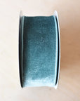 2.5" x 10yd Velvet Teal Ribbon
