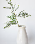 27" Faux Mini Bamboo Leaf Stem