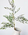 27" Faux Mini Bamboo Leaf Stem