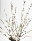 31" Faux Pussy Willow Stem