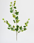 25" Faux Variegated Green Ivy Stem