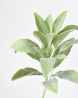 12"Faux Green Sage Pick Stem