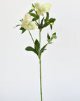 25" Faux Helleborus Stem Green