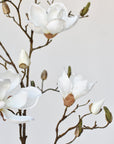 40" Faux Magnolia Branch Stem