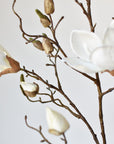 40" Faux Magnolia Branch Stem