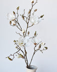 40" Faux Magnolia Branch Stem
