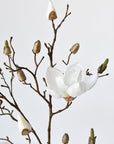 40" Faux Magnolia Branch Stem