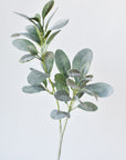 28" Faux Lambs Ear Leaf Stem