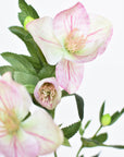 25" Faux Helleborus Stem Pink / Green