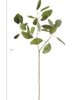 24" Faux Eucalyptus Leaf Stem