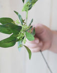 18" Faux Seeded Eucalyptus Stem