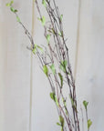 26" Branches with Faux Green Leaves