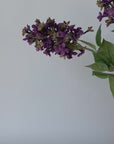 28.5" Faux Dark Purple English Lilac Stem