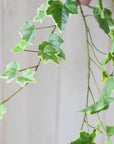 25" Faux Variegated Green Ivy Stem
